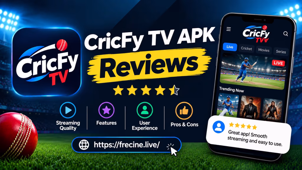 CrickFy TV APK Reviews