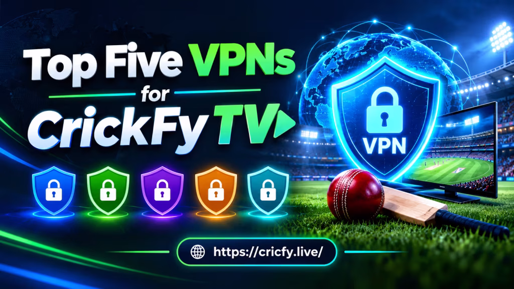 Top Five VPNs for CrickFy TV